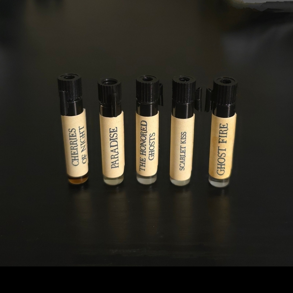 5 Alkemia Perfume oil samples